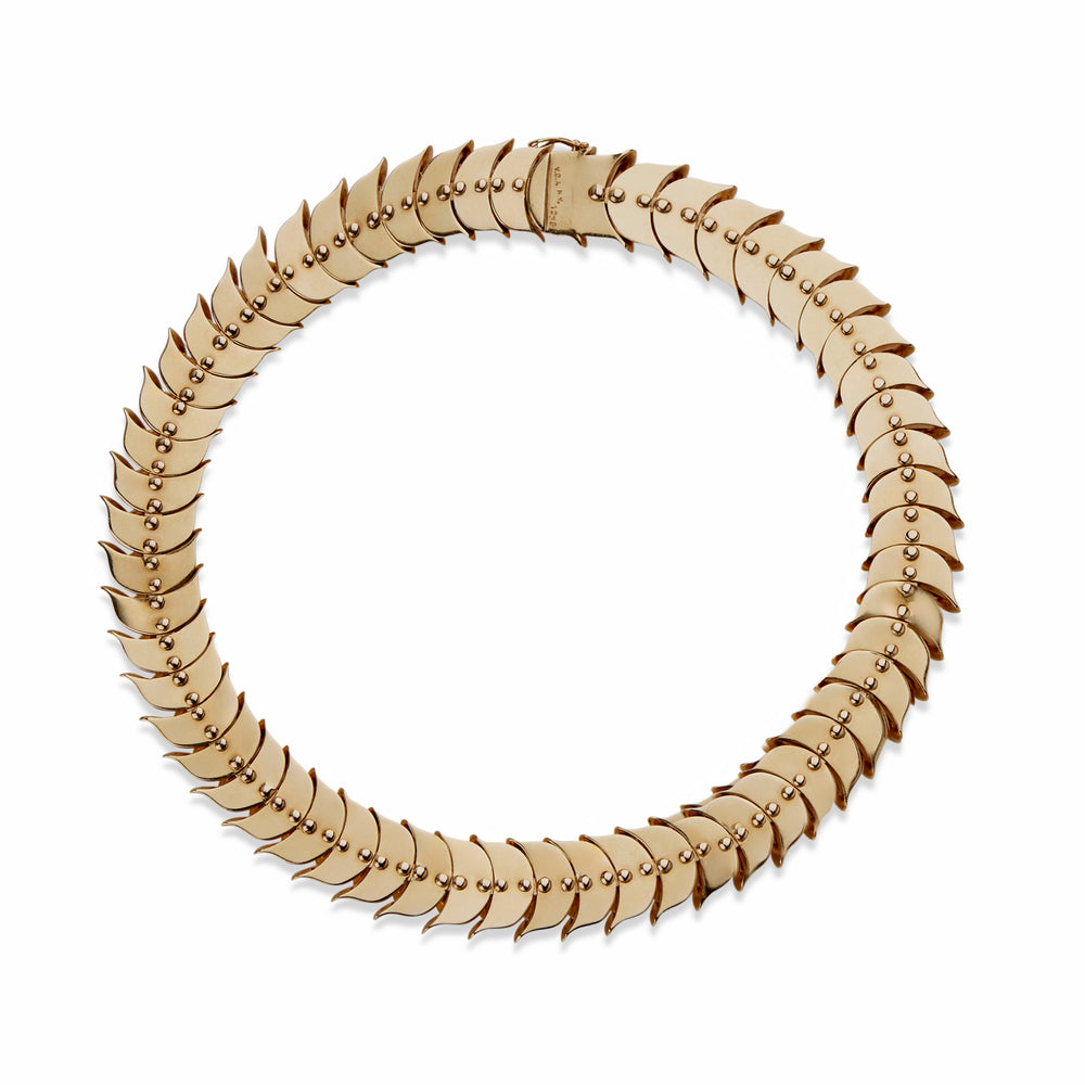 
                      
                        Macklowe Gallery Van Cleef & Arpels Mid-Century 14K Gold Necklace
                      
                    