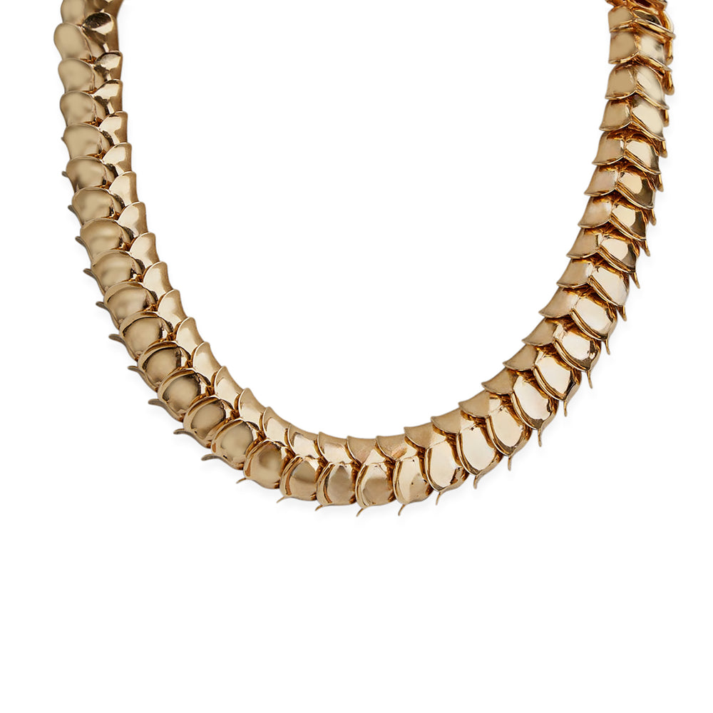 
                      
                        Macklowe Gallery Van Cleef & Arpels Mid-Century 14K Gold Necklace
                      
                    