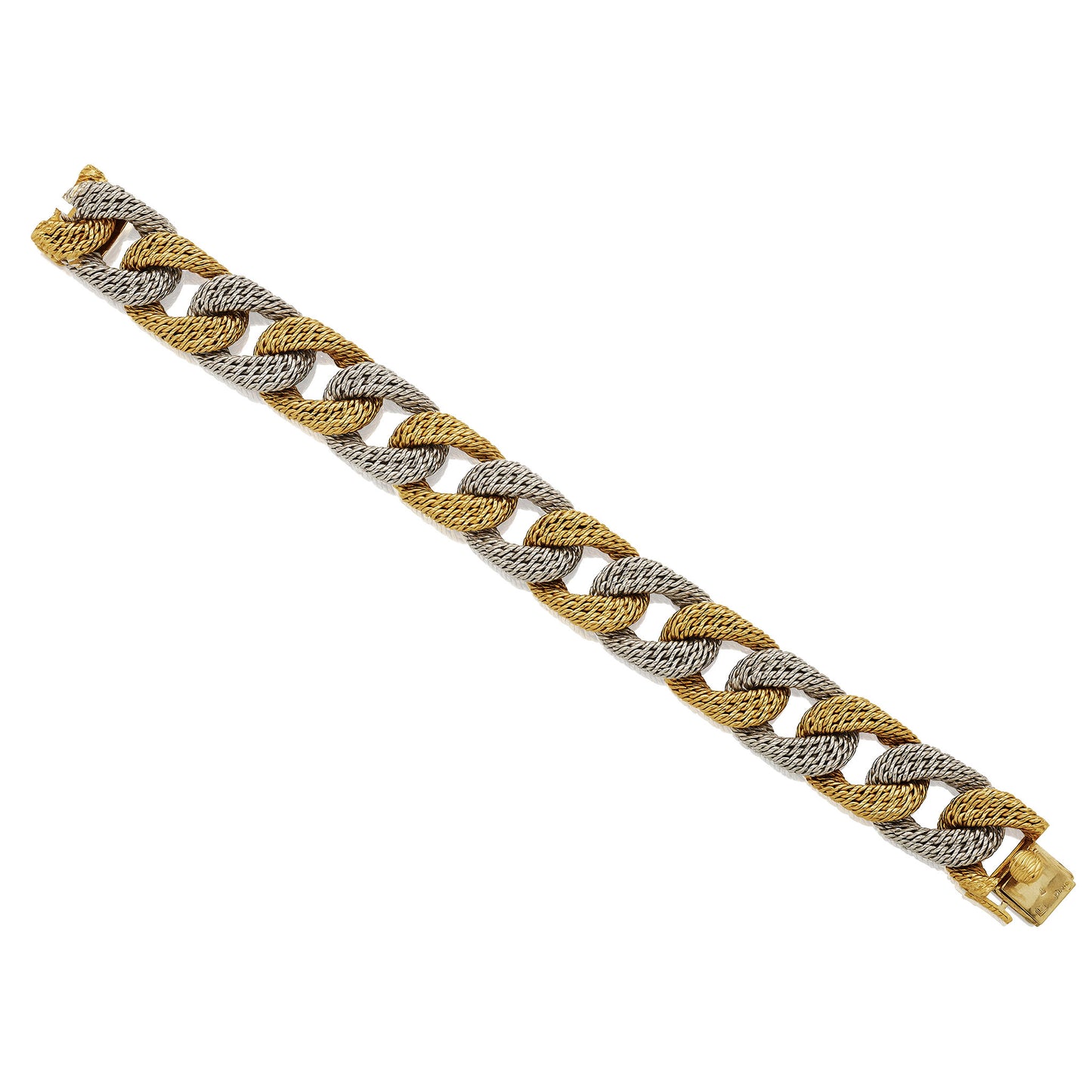 Macklowe Gallery Georges Lenfant Paris Bi-color Gold Bracelet