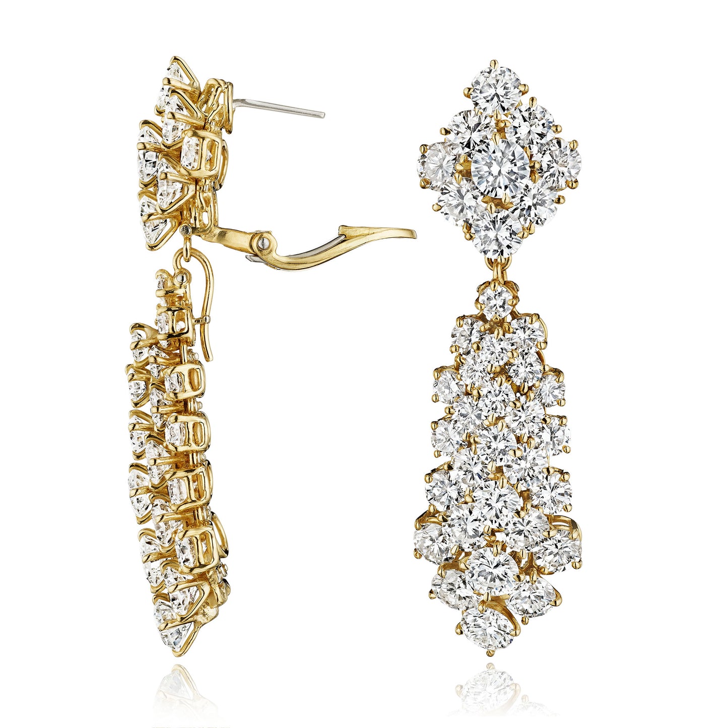 Macklowe Gallery Van Cleef & Arpels Diamond "À Cheval" Earrings