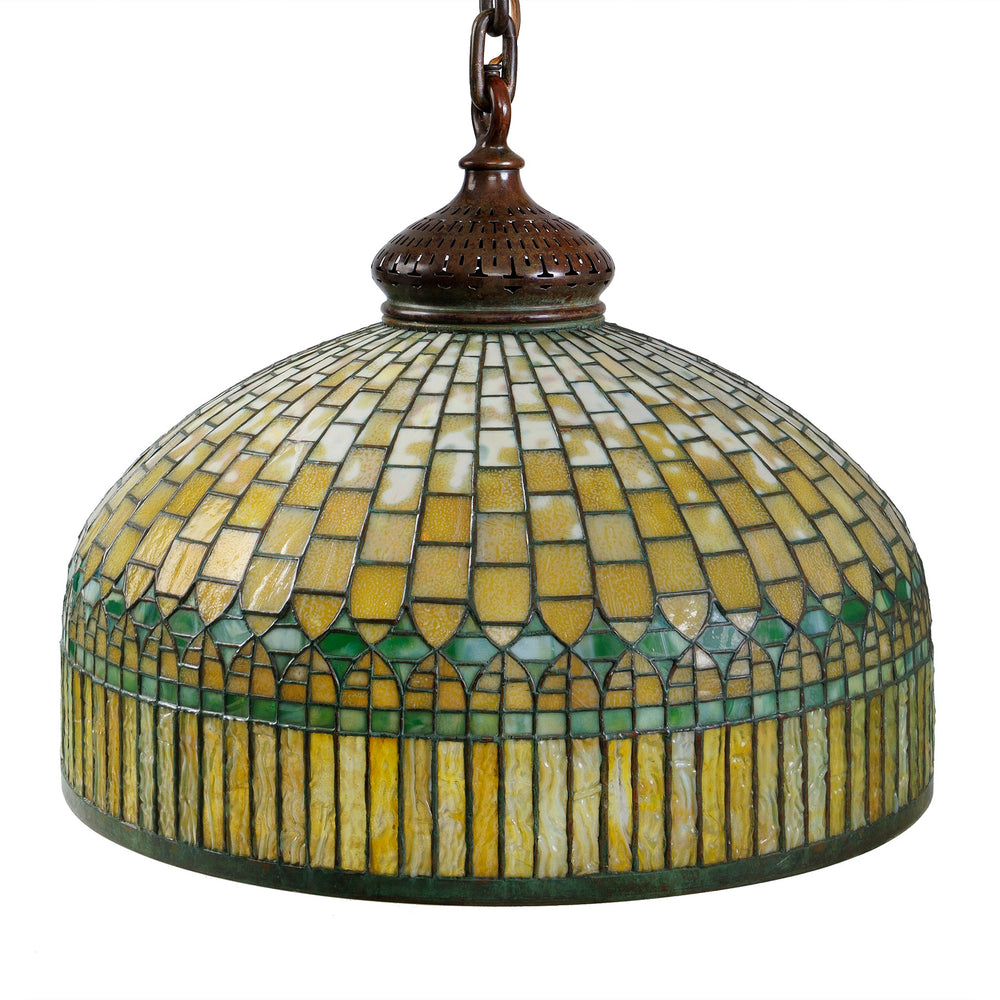 
                      
                        Tiffany Studios New York "Curtain Border" Chandelier
                      
                    