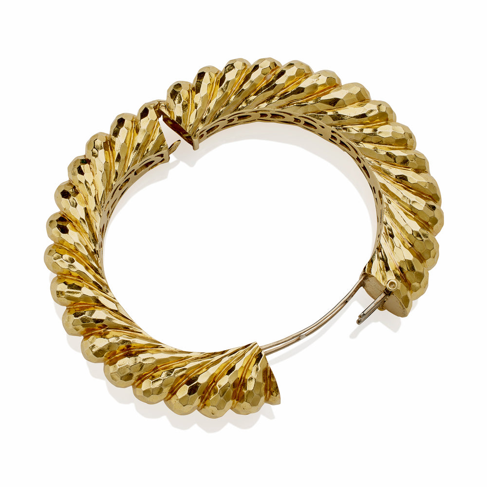 
                      
                        Macklowe Gallery Henry Dunay "Faceted" Bangle Bracelet
                      
                    