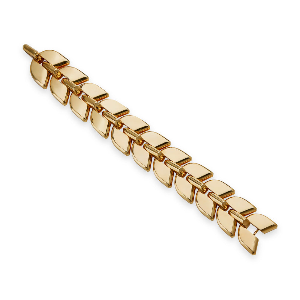 
                      
                        Macklowe Gallery Boucheron Paris 18K Gold "Palmettes" Gold Bracelet 
                      
                    