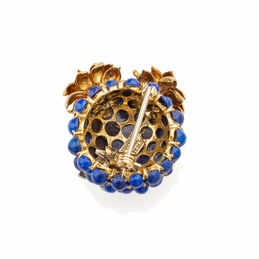 
                      
                        Macklowe Gallery Tiffany & Co. Lapis and Diamond Blossom Clip Brooch
                      
                    