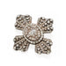 Macklowe Gallery Old Mine-cut Diamond Cross Brooch