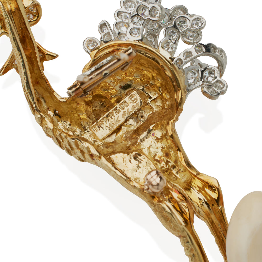 
                      
                        Macklowe Gallery Donald Claflin for Tiffany & Co. Diamond Ostrich Brooch
                      
                    