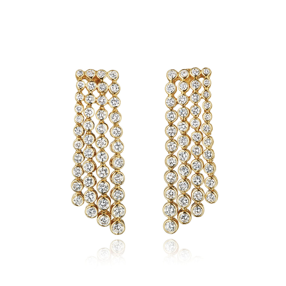 Macklowe Gallery Van Cleef & Arpels Cascade Diamond Earrings