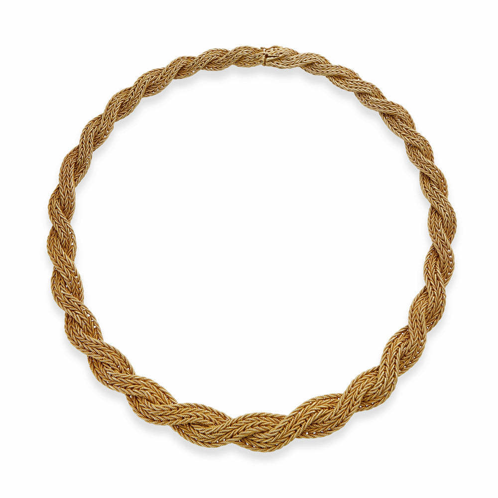 Macklowe Gallery 18K Gold Rope Necklace