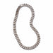 Macklowe Gallery Bulgari 18K White Gold and Diamond "Gourmette" Chain Necklace