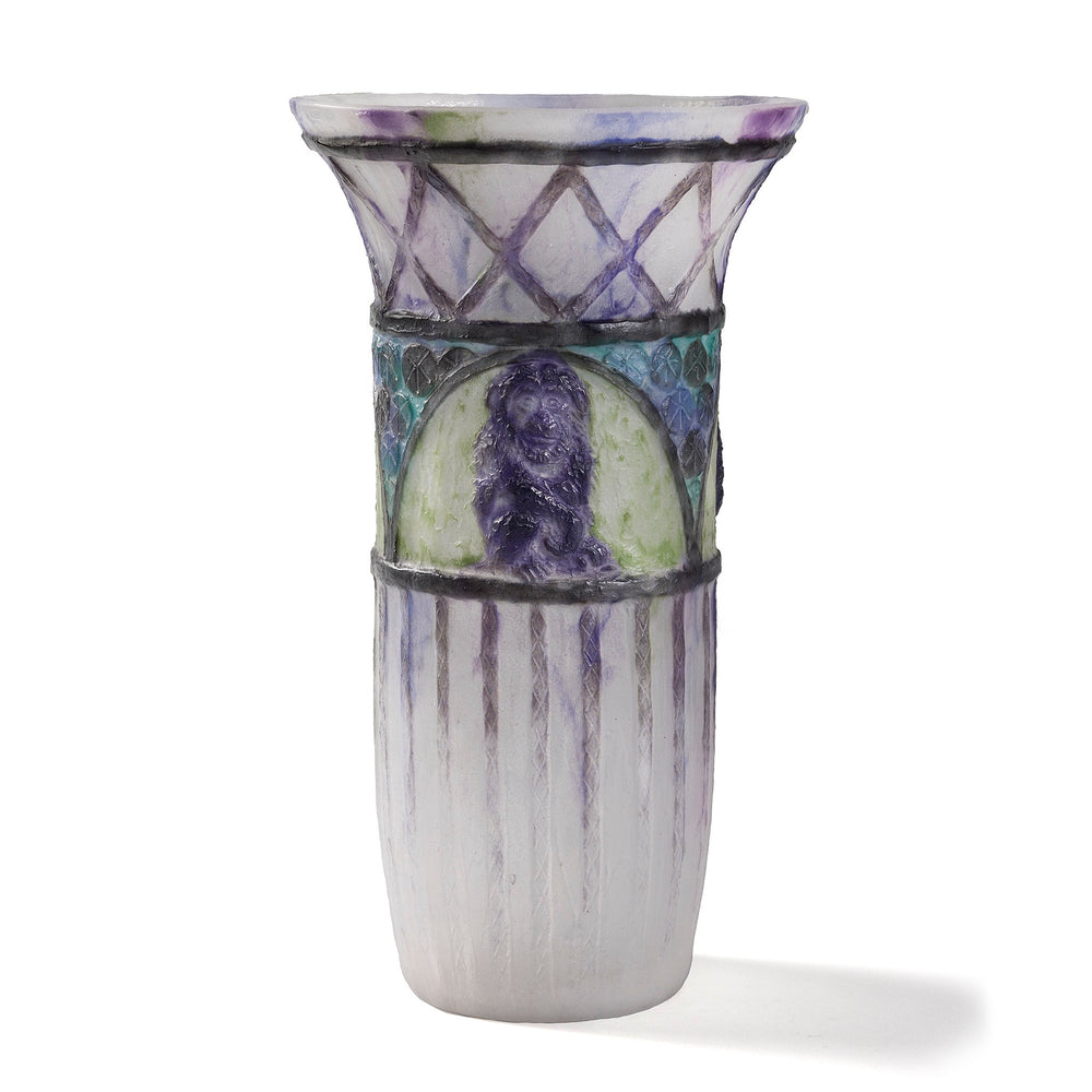 
                      
                        Macklowe Gallery Gabriel Argy-Rousseau "Singes" Pate de Verre Vase
                      
                    
