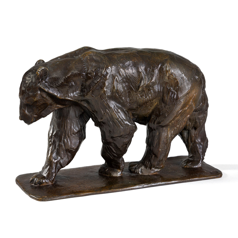 
                      
                        Macklowe Gallery Rembrandt Bugatti "Ours Brun Marchant, La Patte Droite en Avant" Bronze Sculpture
                      
                    