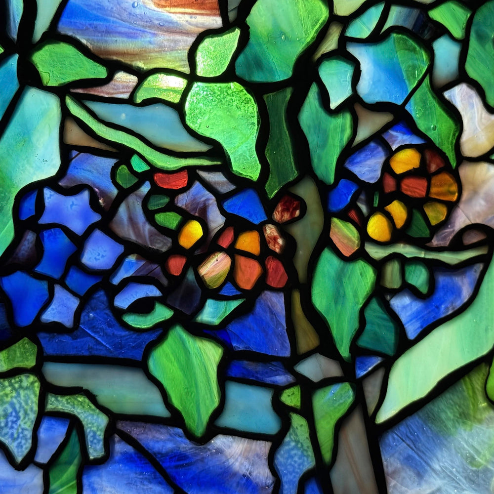 
                      
                        Macklowe Gallery Tiffany Studios New York "October Nightshade" Chandelier
                      
                    