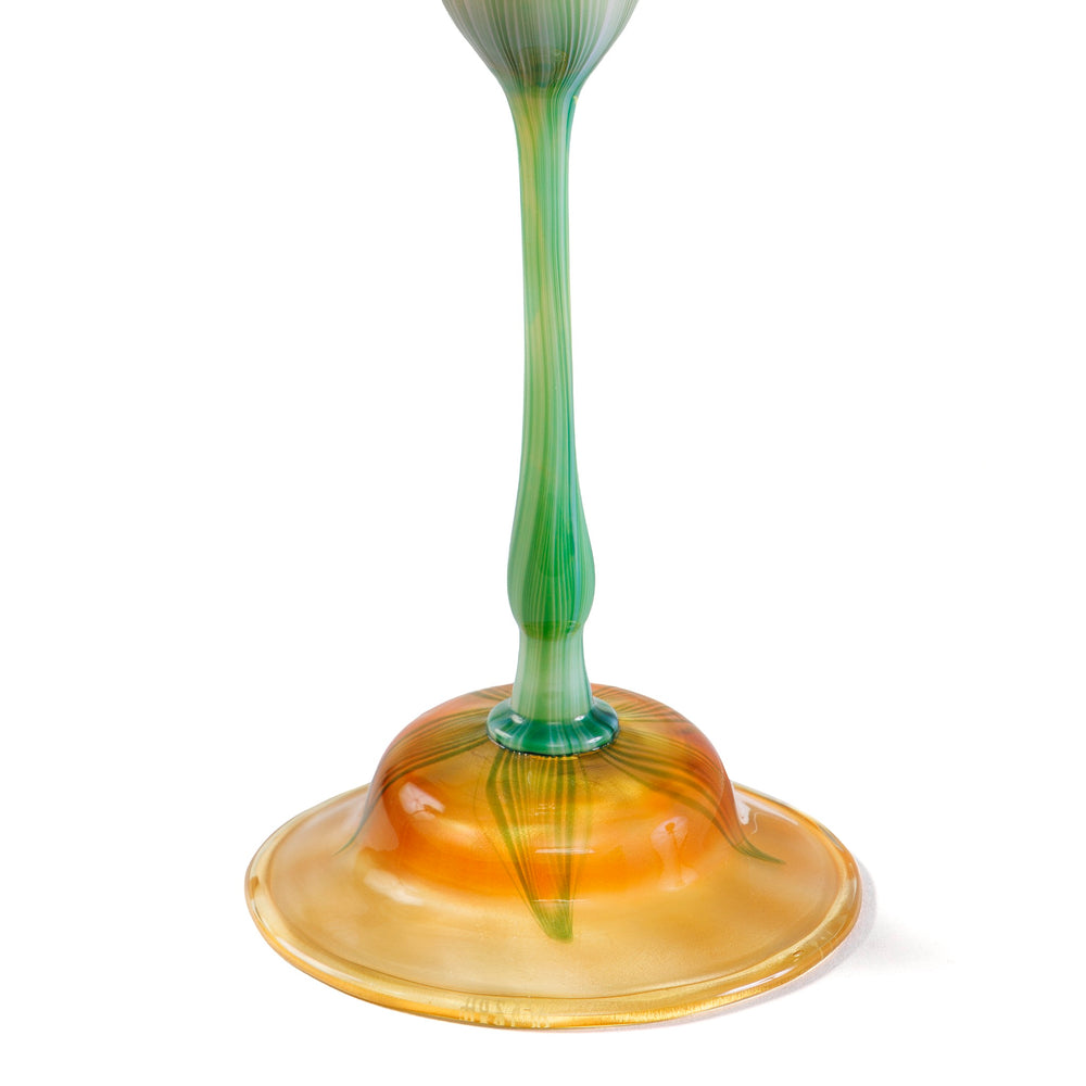 
                      
                        Macklowe Gallery Tiffany Studios New York Ruffled Rim Flower Form Glass Vase
                      
                    