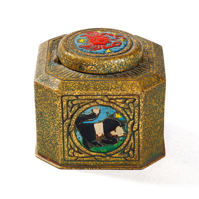 Macklowe Gallery Tiffany Studios New York "Zodiac" Inkwell