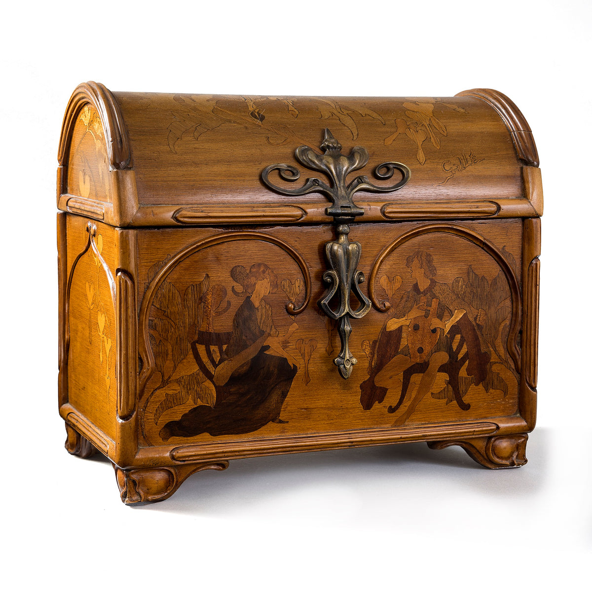 Macklowe Gallery Émile Gallé “Coeur de Jeannette” Coffret