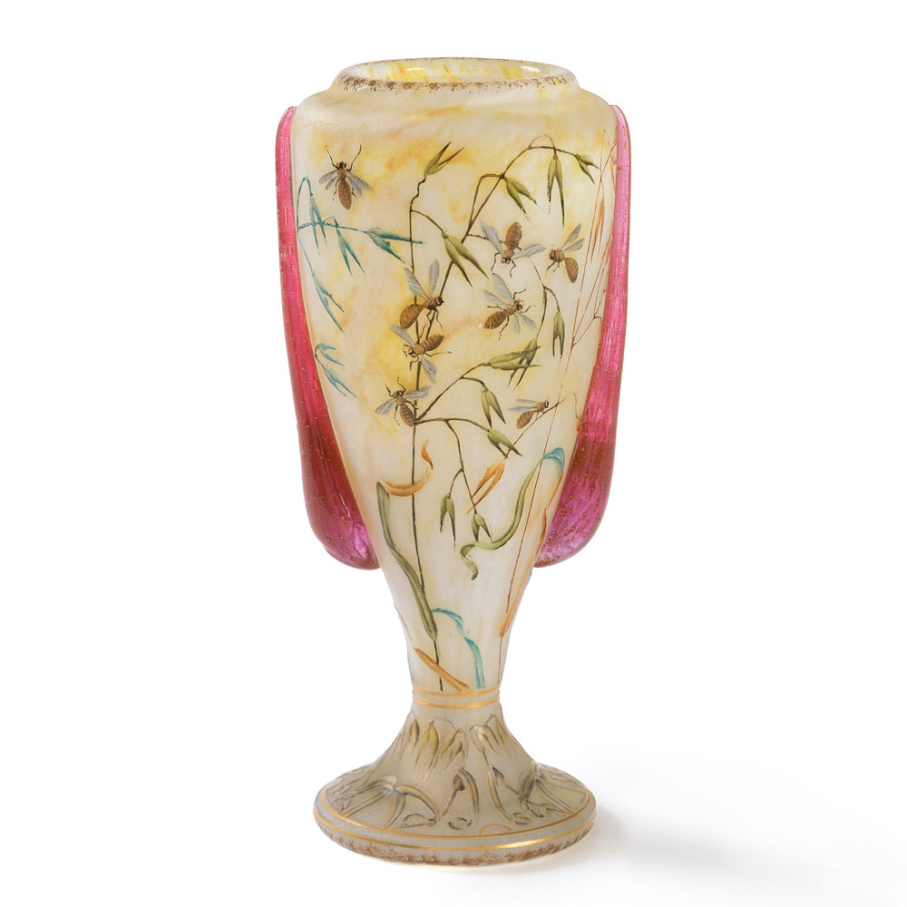 
                      
                        Macklowe Gallery Daum Nancy "Avoine et abeilles" Vase
                      
                    