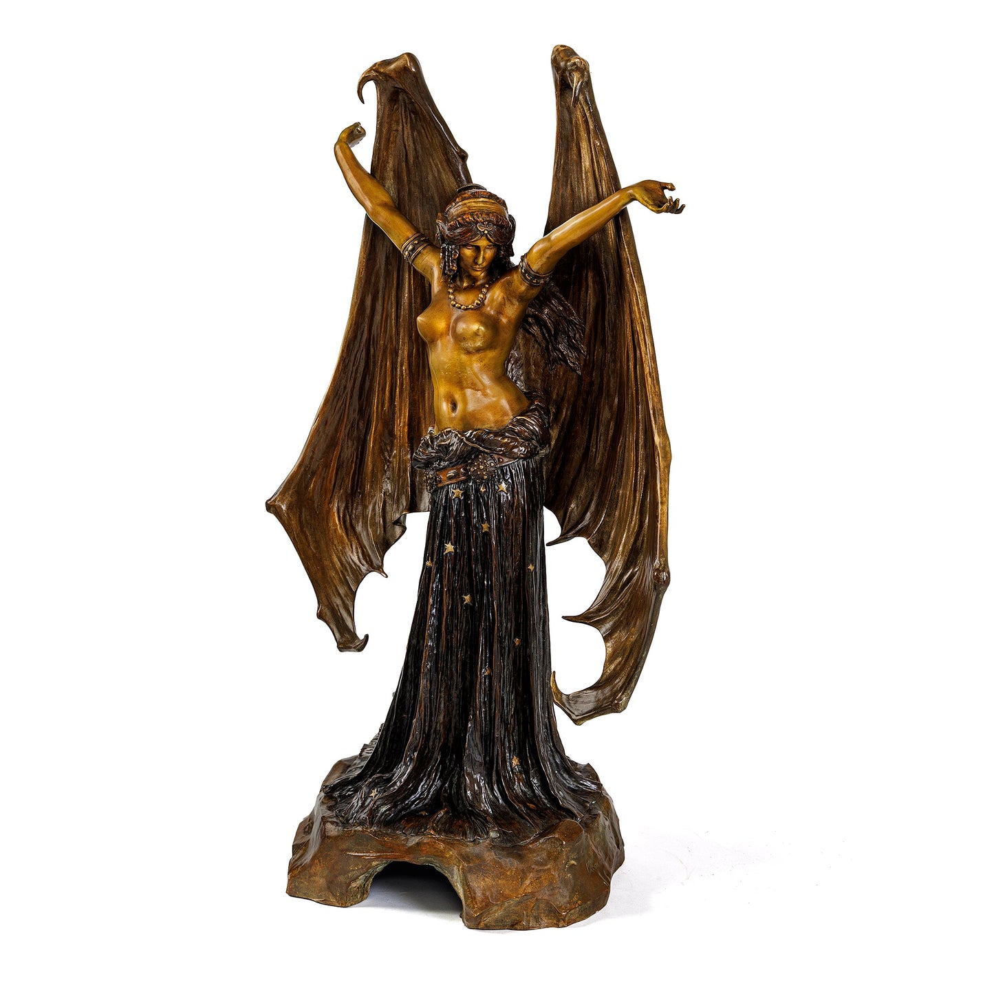 Macklowe Gallery Agathon Léonard 'Le Vampire' or 'La Chauve-Souris' Sculpture