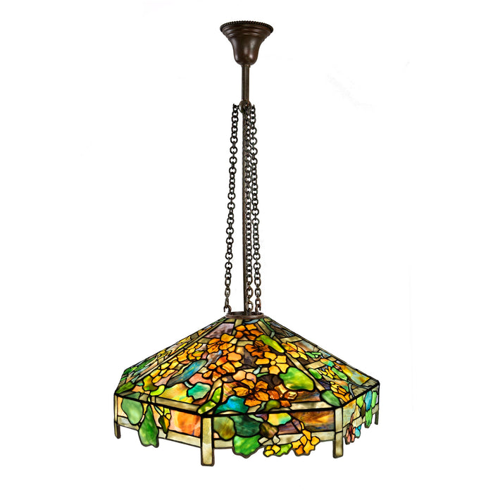 Macklowe Gallery Tiffany Studios New York "Nasturtium" Chandelier