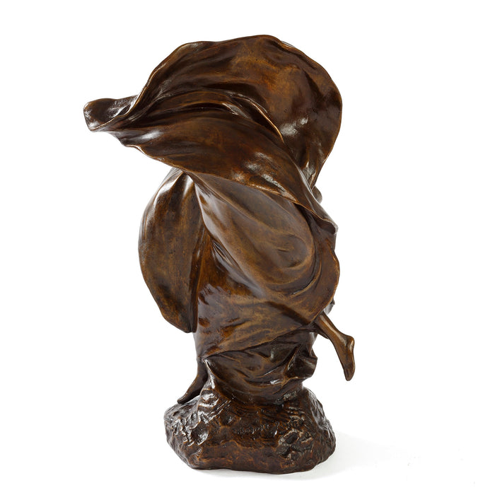 Macklowe Gallery Théodore Rivière "La Danse du lys" Bronze Sculpture