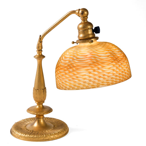 Macklowe Gallery Tiffany Studios New York Damascene Table Lamp