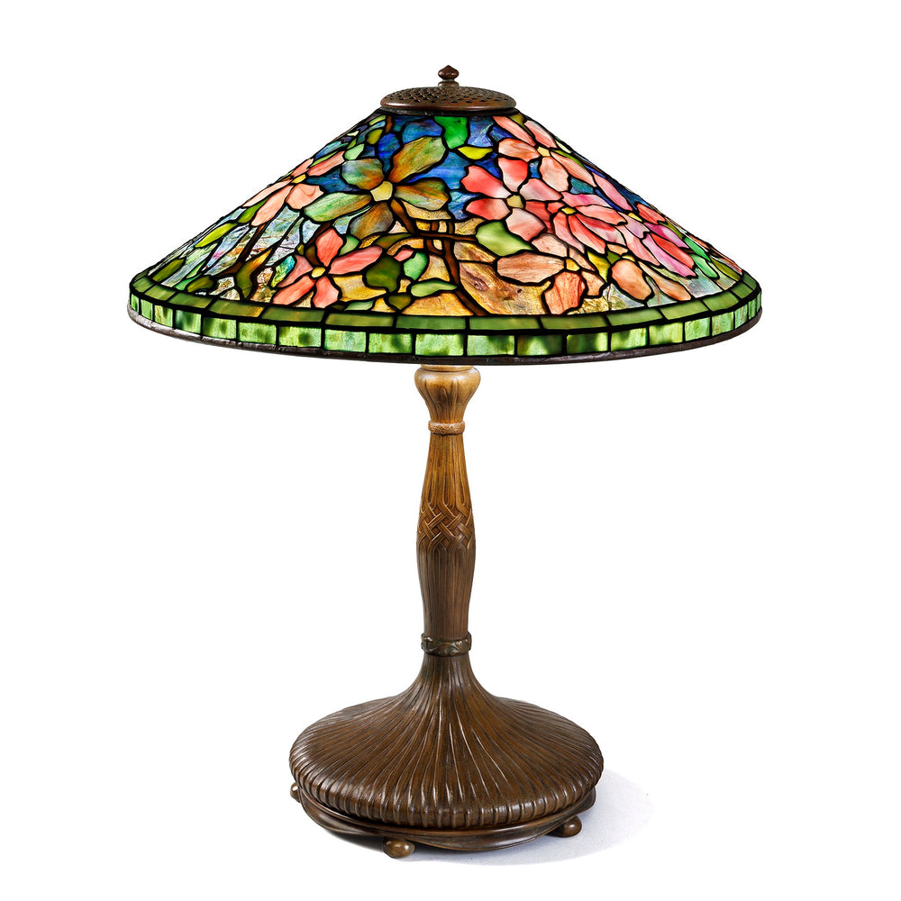 
                      
                        Macklowe Gallery Tiffany Studios New York “Clematis” Table Lamp
                      
                    