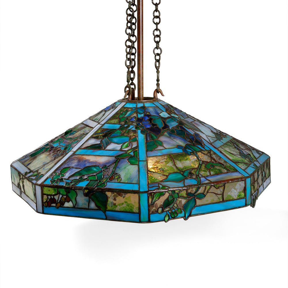 
                      
                        Macklowe Gallery Tiffany Studios New York "October Nightshade" Chandelier
                      
                    