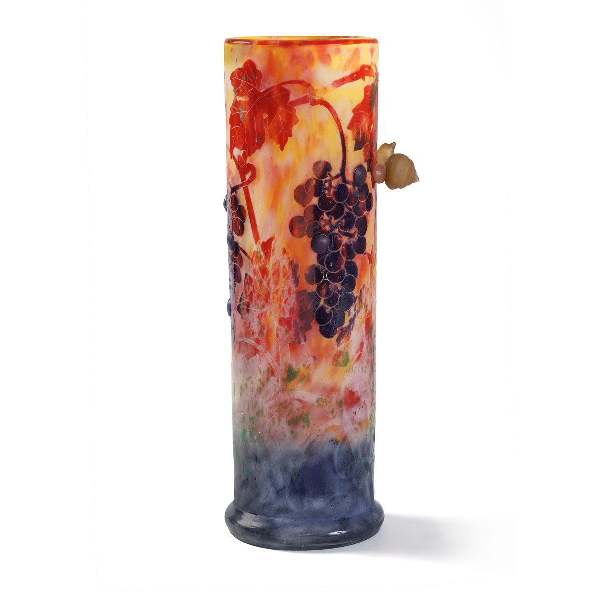 Macklowe Gallery Daum Frères "Vigne et Escargots" Vase