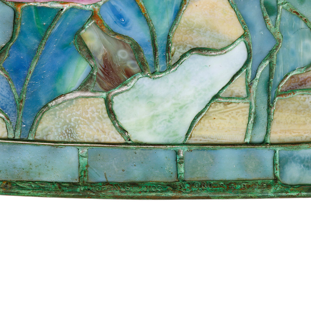 
                      
                        Macklowe Gallery Tiffany Studios New York "Oriental Poppy" Leaded Glass and Bronze Floor Lamp
                      
                    