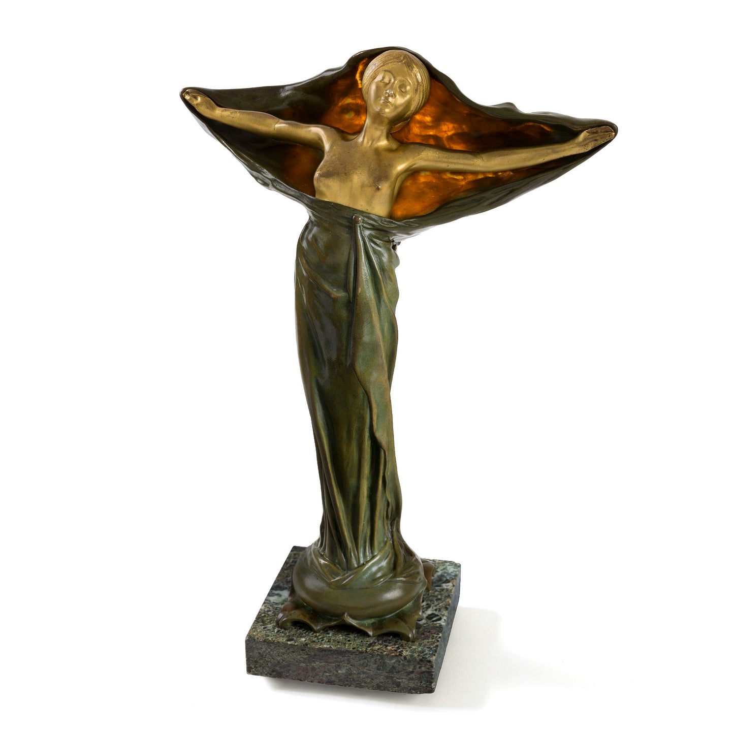 Macklowe Gallery Victor Sabatier "Lit from Within" Illuminated Bronze Sculpture