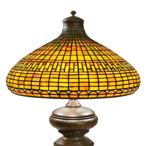 Macklowe Gallery Tiffany Studios New York "Chinese Geometric" Table Lamp