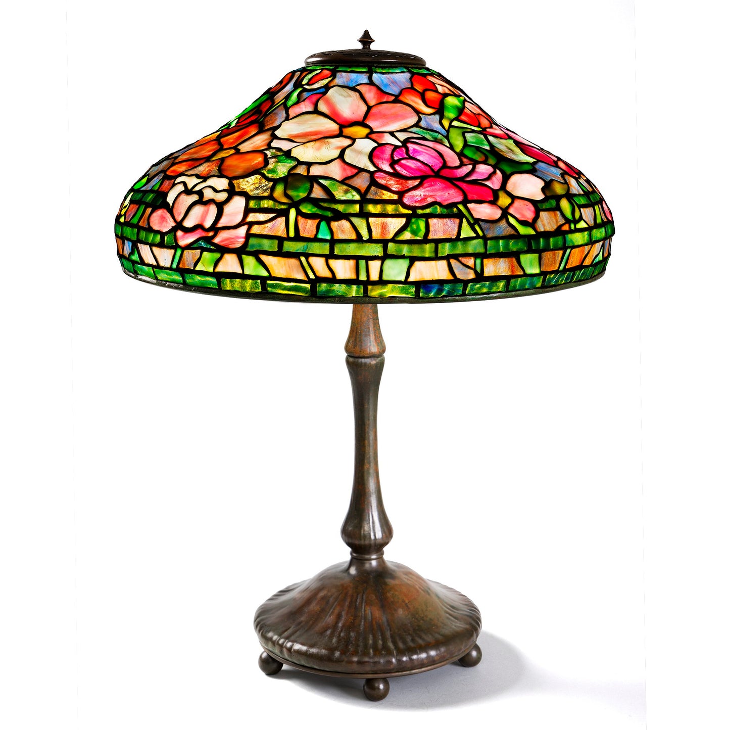 Macklowe Gallery Tiffany Studios New York "Peony" Table Lamp