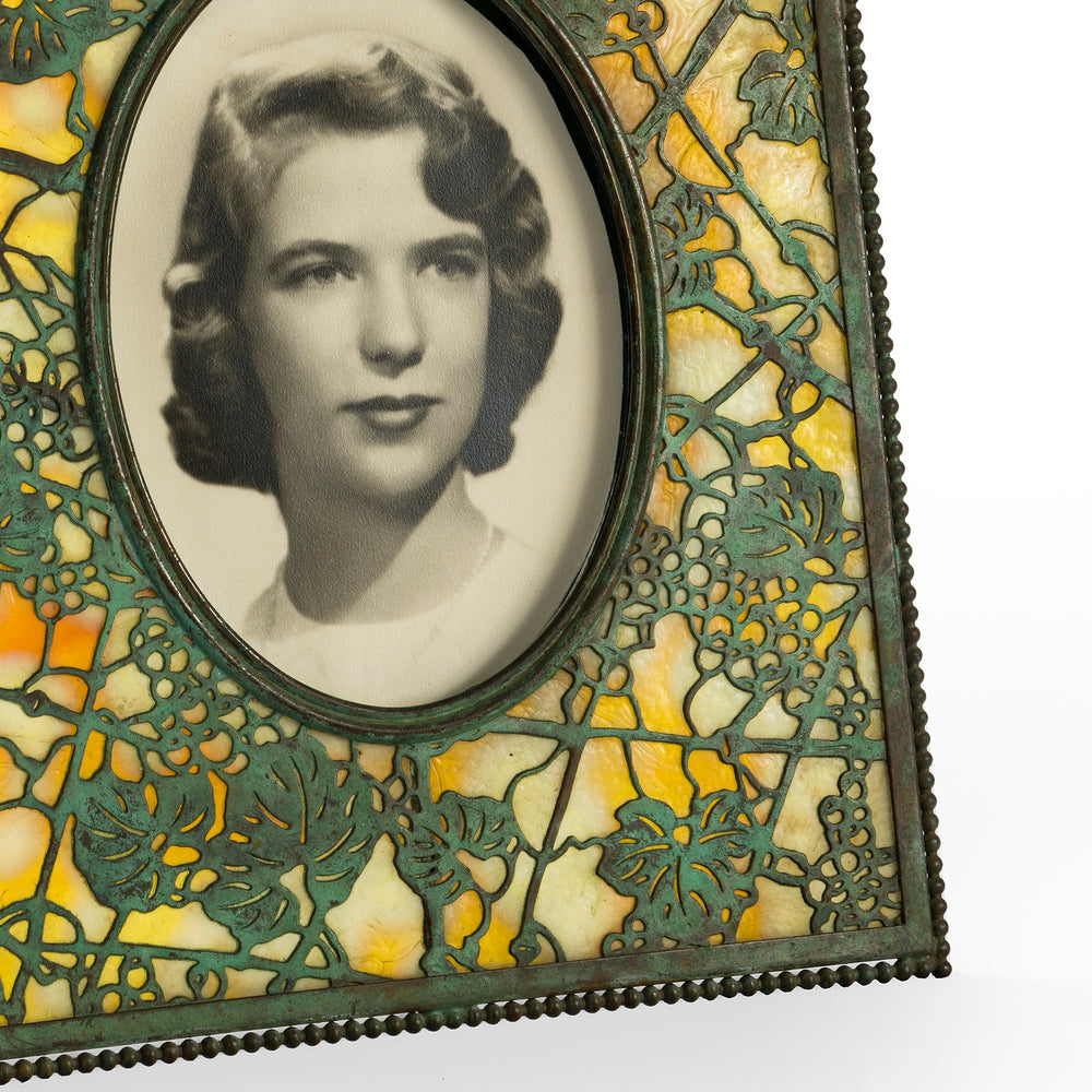 
                      
                        Macklowe Gallery Tiffany Studios New York "Grapevine" Bronze Photo Frame
                      
                    