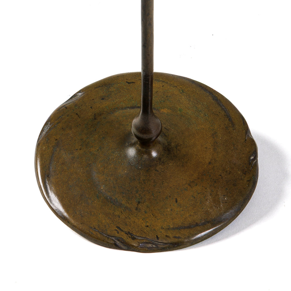 
                      
                        Macklowe Gallery Tiffany Studios New York Single Candle Holder with Blown Glass Top
                      
                    