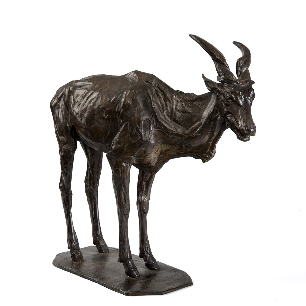 Macklowe Gallery Rembrandt Bugatti "Canna Antelope (Antilope Canna)" Bronze Sculpture