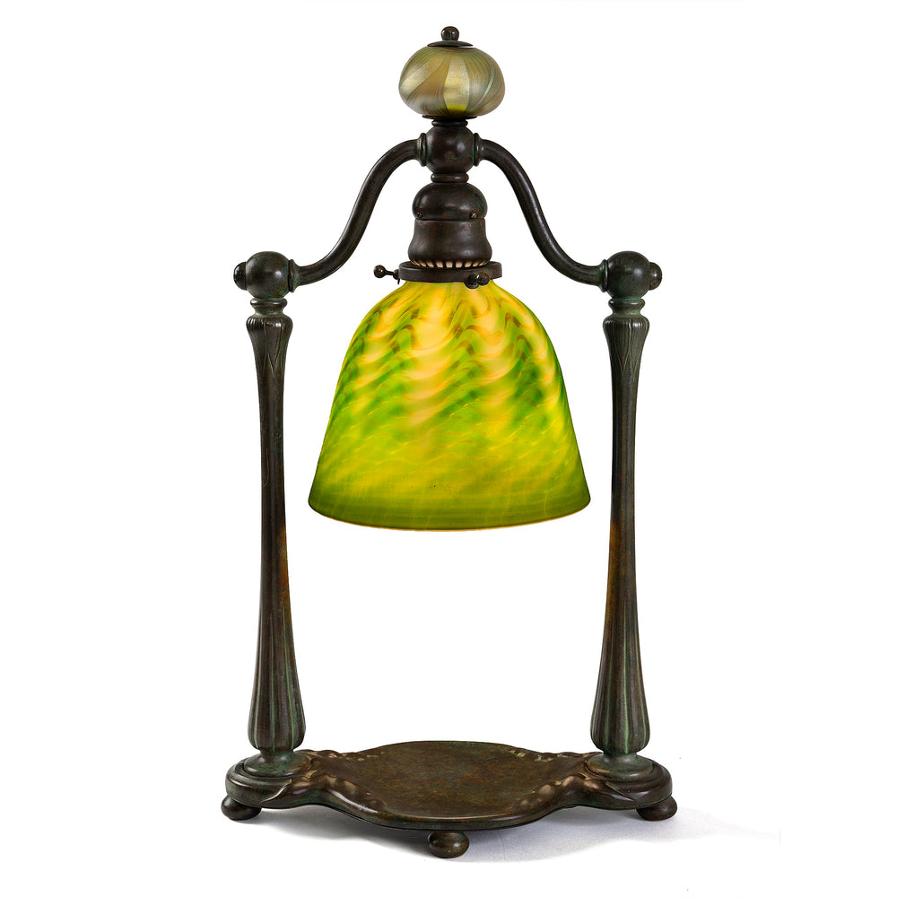 
                      
                        Macklowe Gallery Tiffany Studios New York "Damascene Lighthouse" Desk Lamp
                      
                    