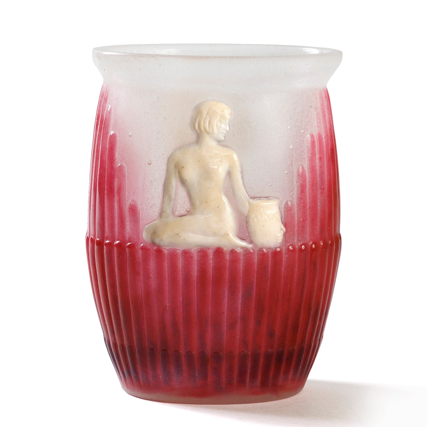Macklowe Gallery Gabriel Argy-Rousseau "Les Parfums" Pâte de verre Glass Vase