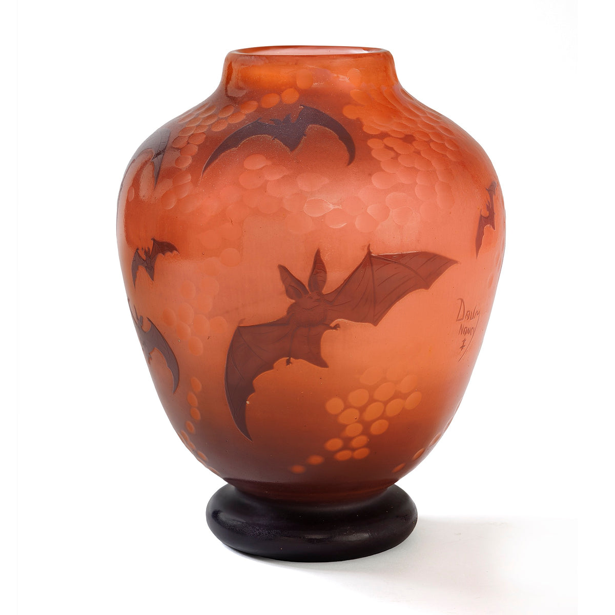 Macklowe Gallery Daum Nancy "Bat" Vase