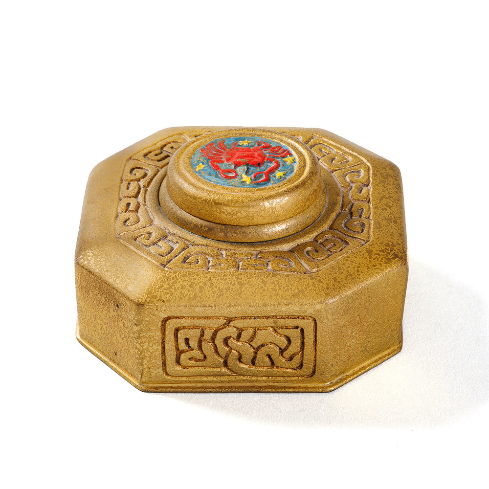 Macklowe Gallery Tiffany Studios New York "Zodiac" Inkwell