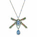 Macklowe Gallery René Lalique Four Damselflies Pendant Necklace