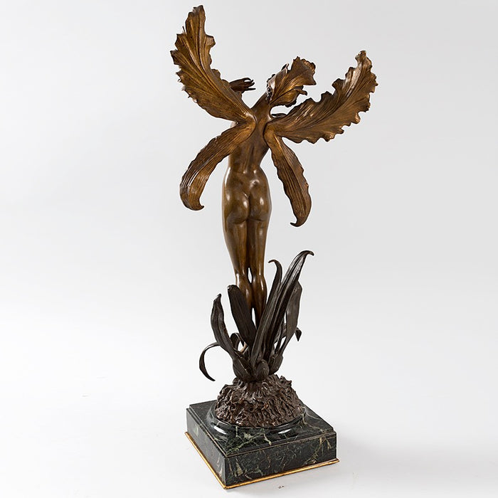 Macklowe Gallery Louis Chalon "La Fée" Bronze Sculpture