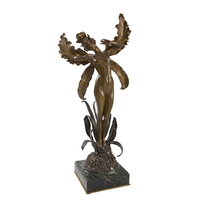 Macklowe Gallery Louis Chalon "La Fée" Bronze Sculpture