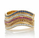 Macklowe Gallery Five Diamond and Gem-set Oscar Heyman Bangle Bracelets