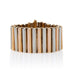 Macklowe Gallery Bi-Color Gold Cylinder Bracelet