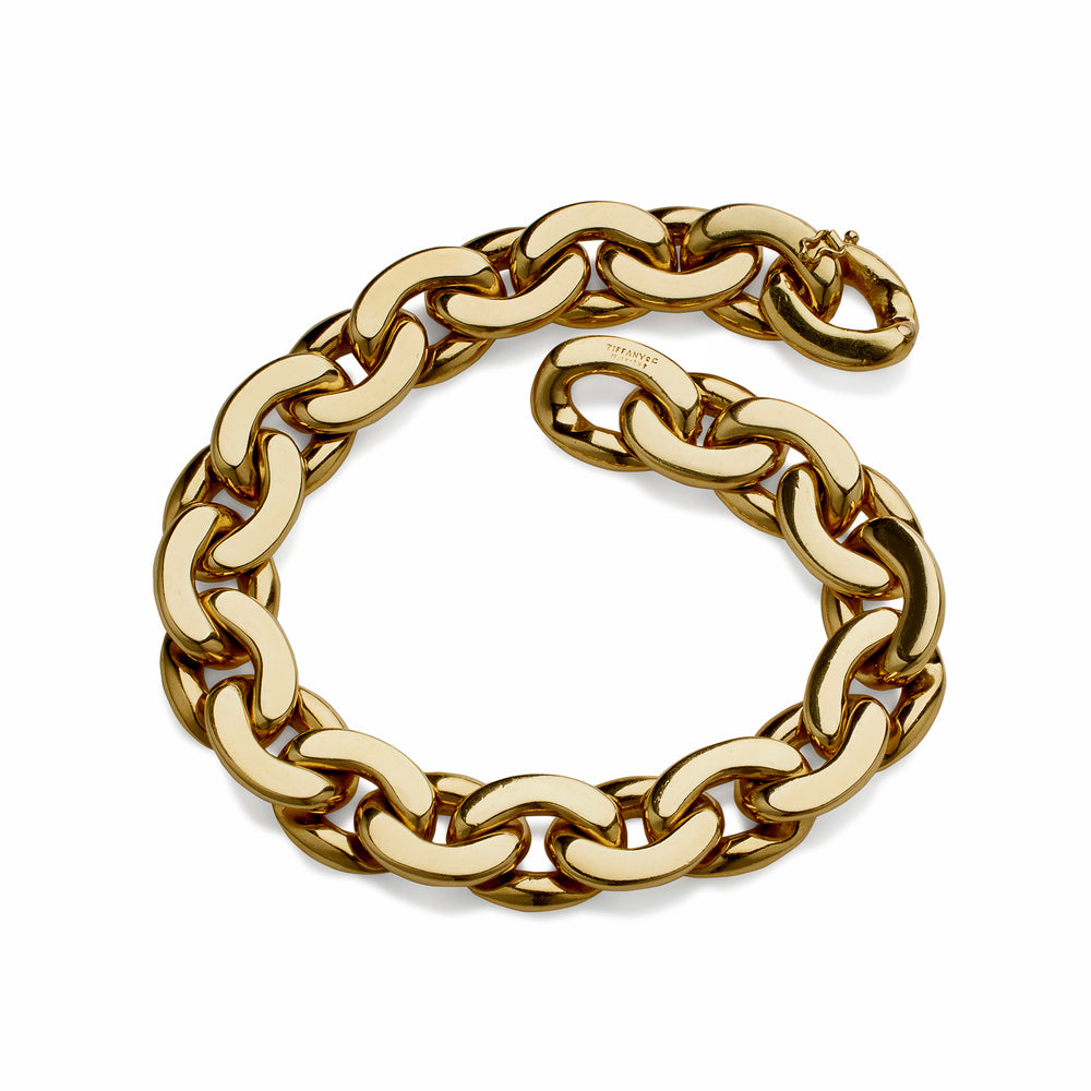 
                      
                        Macklowe Gallery Tiffany & Co. 18K Gold Curb Link Bracelet
                      
                    