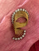 Macklowe Gallery Cartier Gold and Diamond Swirl Brooch