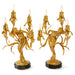 Macklowe Gallery Maurice Bouval Pair of Gilt Bronze "Obsession et Reve" Candelabra