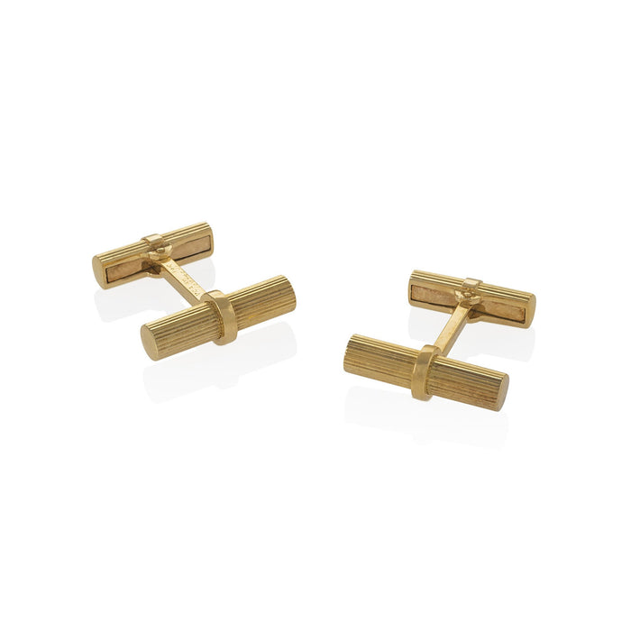 Macklowe Gallery Van Cleef & Arpels Gold Cylinder Cuff Links