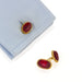 Macklowe Gallery Garnet Cabochon Cufflinks