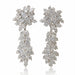 Macklowe Gallery Diamond Day/Night Cluster Pendant Earrings