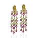 Macklowe Gallery Bulgari Rome Tourmaline and Peridot Cascade Pendant Earrings